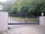Custom Made Wrought Iron Gate with Circles